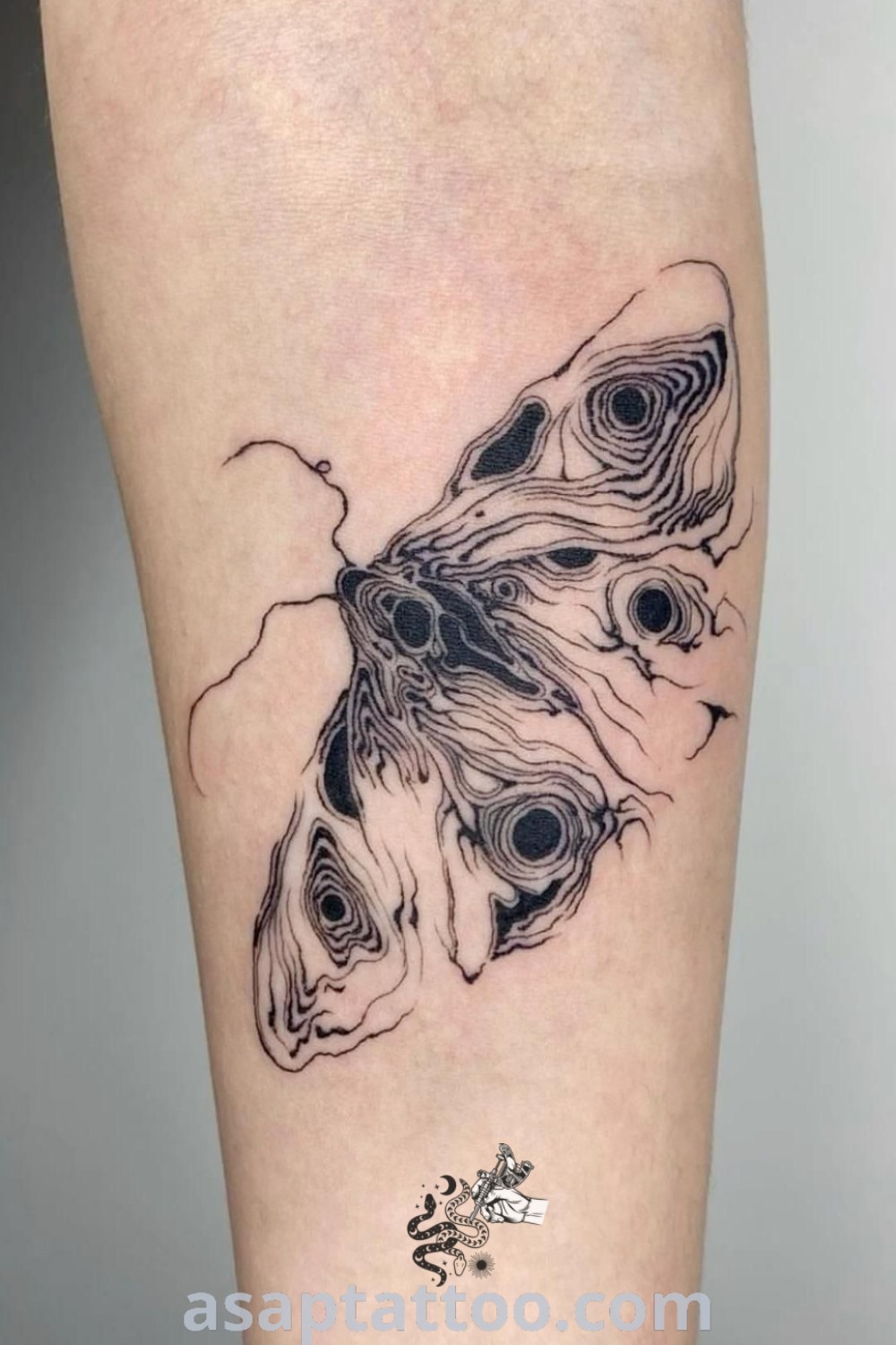 Funky bug tattoo design featuring detailed and creative elements as a dope nature-inspired ink idea. Explore more stunning tattoos to try right now at asaptattoo.com.