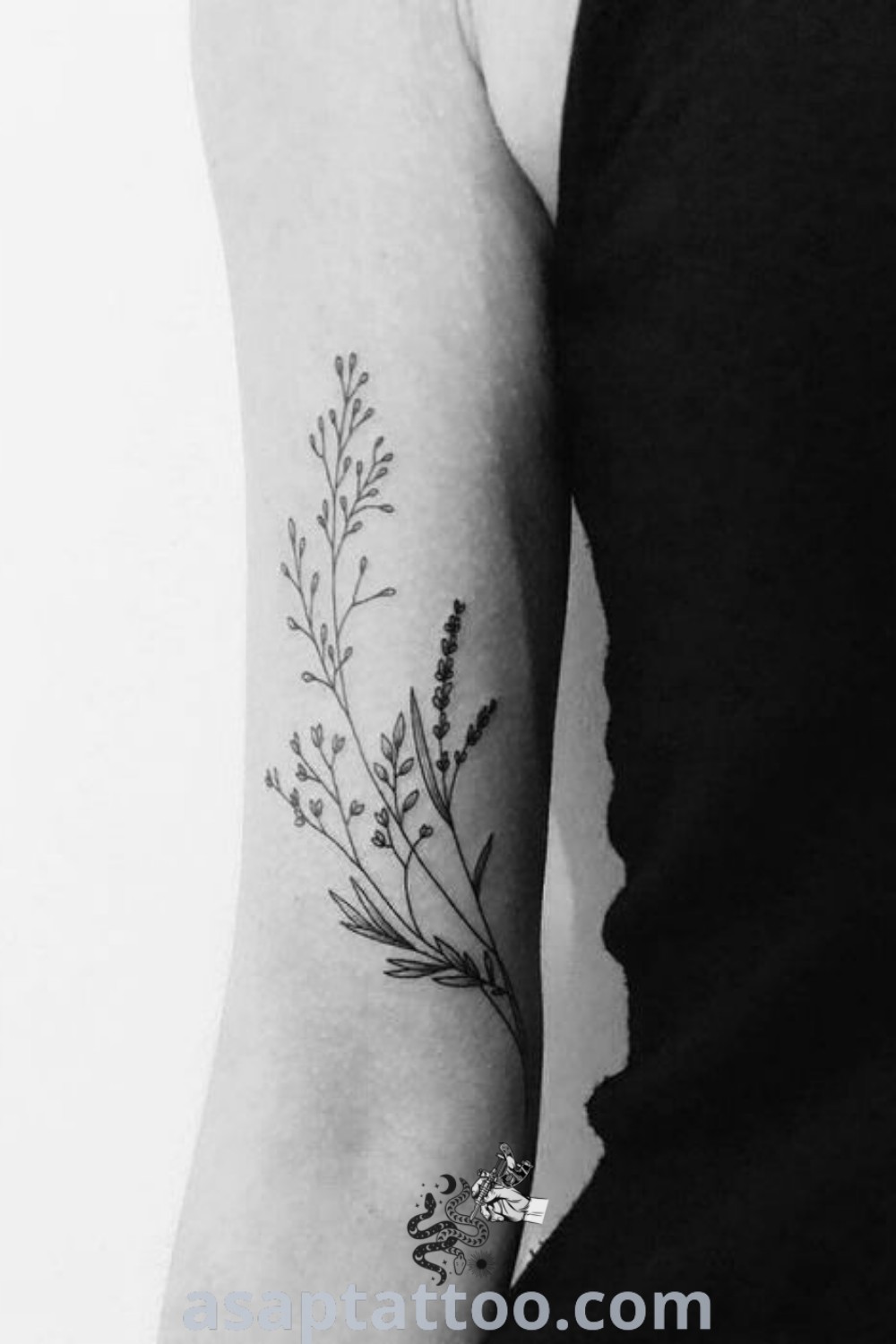 A black and white photo of a woman